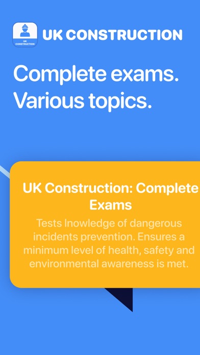 Screenshot #1 pour UK Construction Test