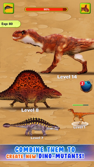 Dino Evolution: Eat And Grow Screenshot