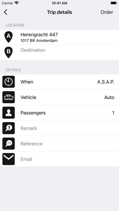 T.F.A. Taxi Frindi Amsterdam Screenshot