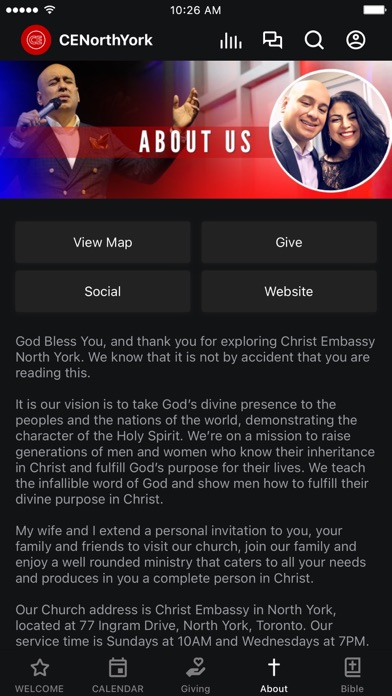 Christ Embassy North York Screenshot