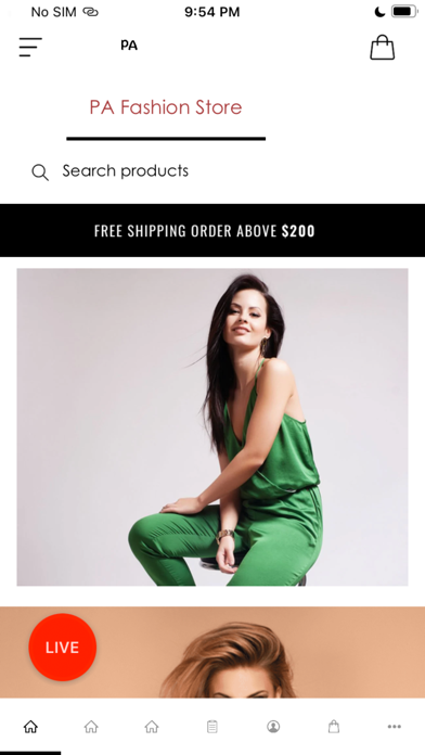 PA Fashion Store Screenshot
