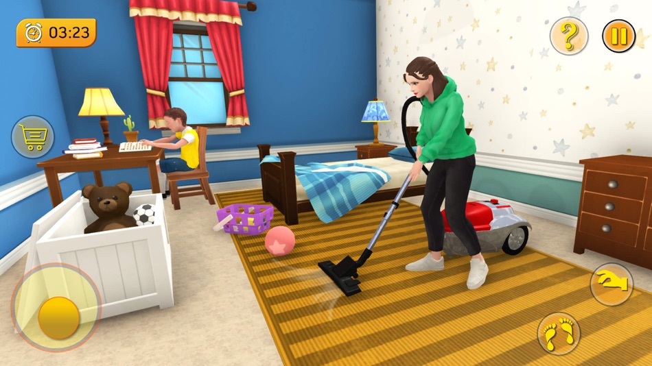 #4. Mother Simulator Homemaker 3D (iOS) 来自: Muhammad Asad