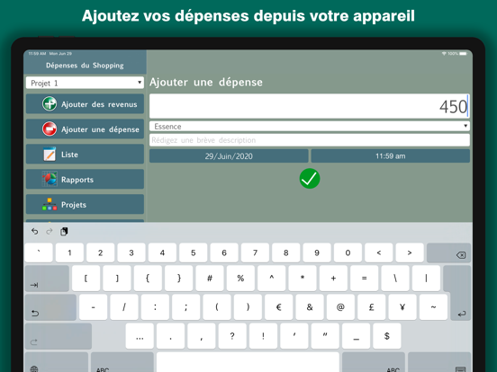 Screenshot #5 pour Shopping Expenses: Finance