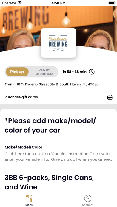 Three Blondes Brewing 2.0 Screenshot