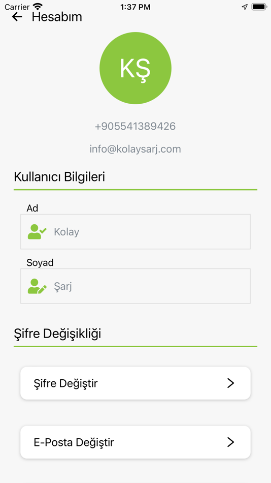 #4. Kolay Şarj (iOS) Podle: Kolay Şarj Elektrikli Araç Sistemleri A.Ş.