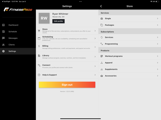 FitnessPros iPad screenshot 5 - Health & Fitness app