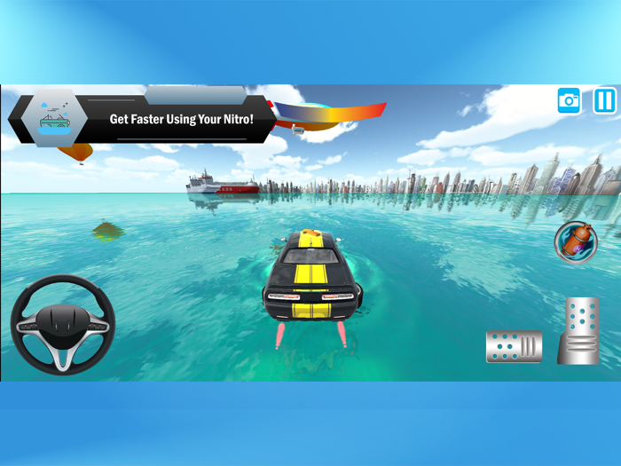 Floating Car - Water Races