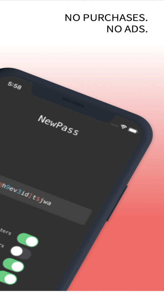 #3. NewPass - Password Generator (iOS) 由: Addison Francisco