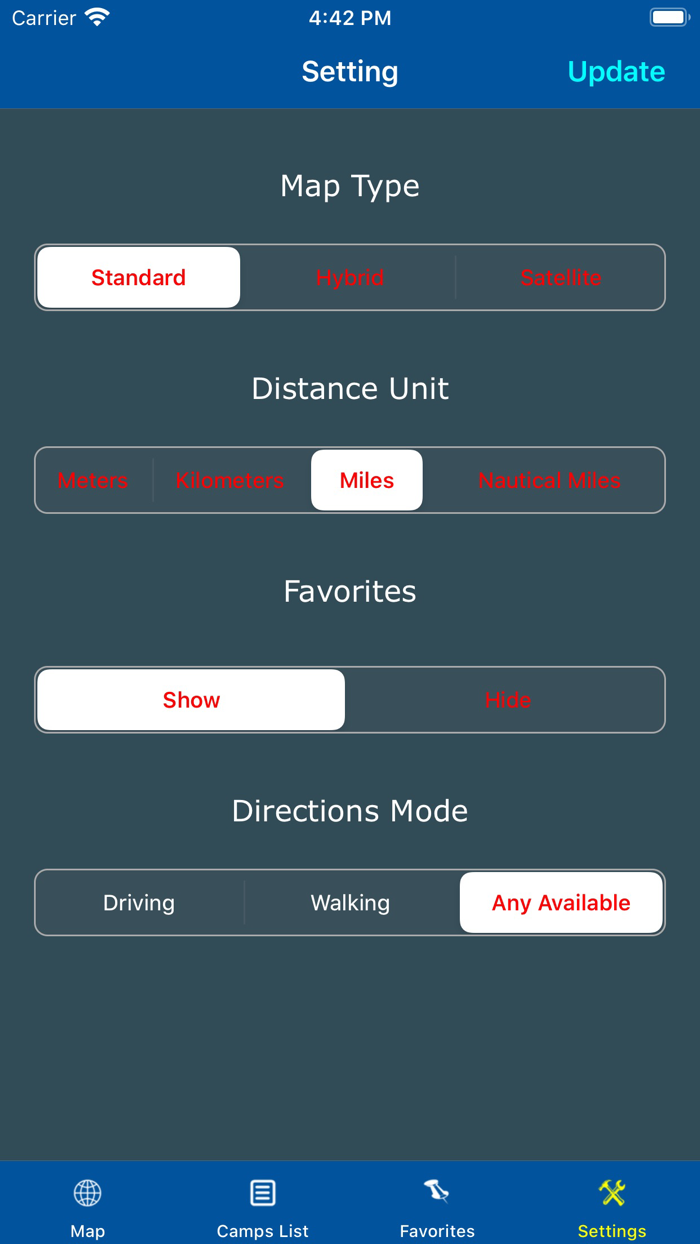 Alberta – Camping and RV spots