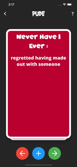 Game screenshot Pude - Never Have I Ever hack