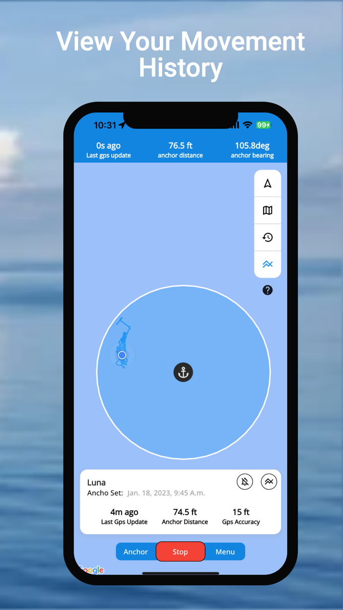 Social Anchor - Anchor Alarm