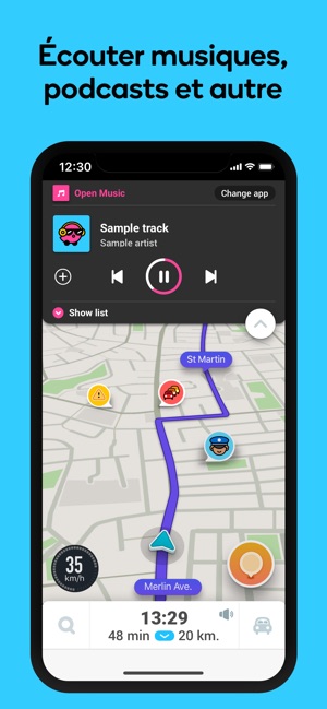 Waze - Navigation GPS & Trafic dans l'App Store