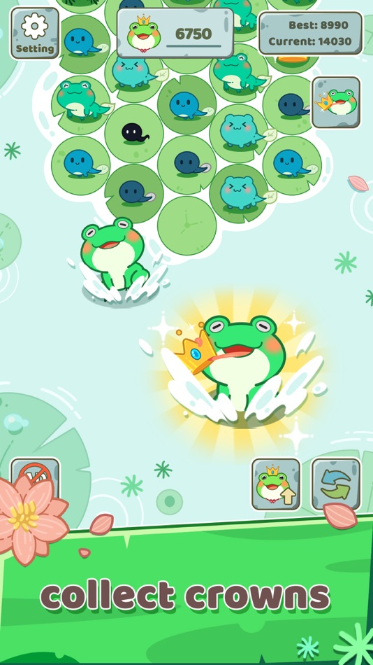 #4. Frog Prince Merge (iOS) 由: Ayoomi