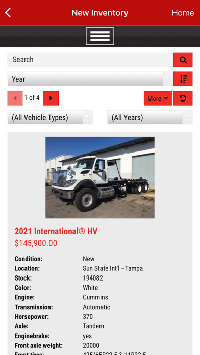 Sun State International Trucks Screenshot