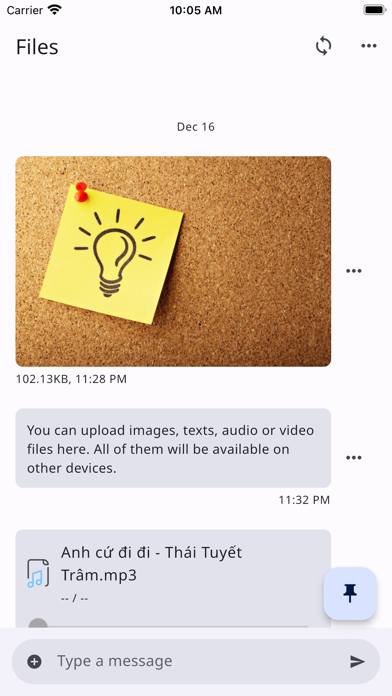Sync between all platforms Screenshot