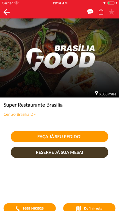 Brasília Food Screenshot