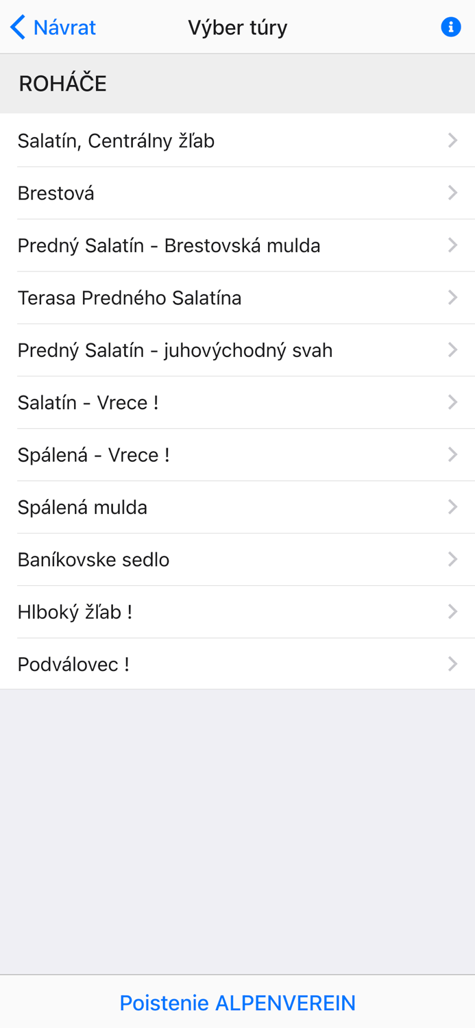 Skialp Túry - Roháče