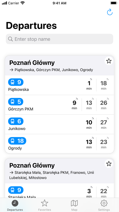 Departures Poznań Screenshot