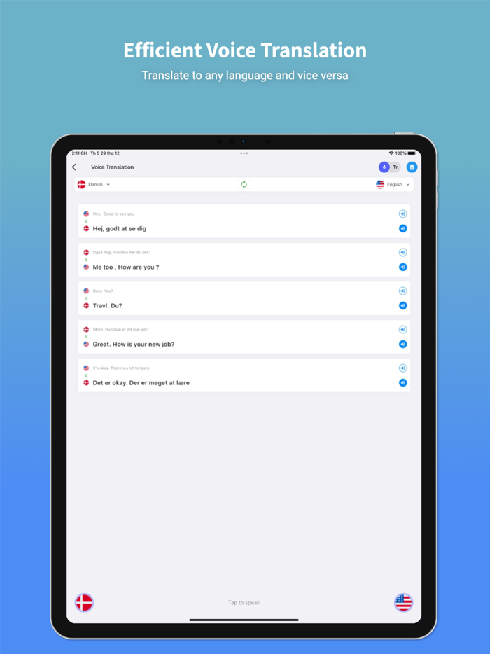 Danish Translator and Learn 