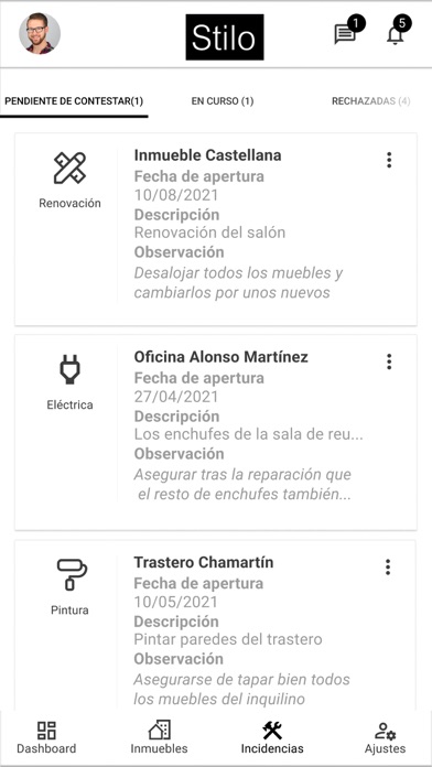 Stilo Administración Screenshot