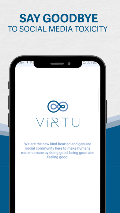 VIRTU: Virtuous Social Network Screenshot