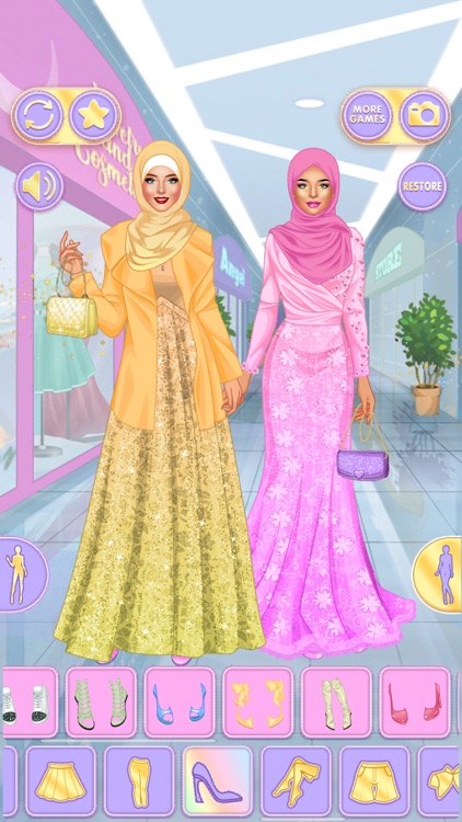 Pastel Sisters Dress Up Games