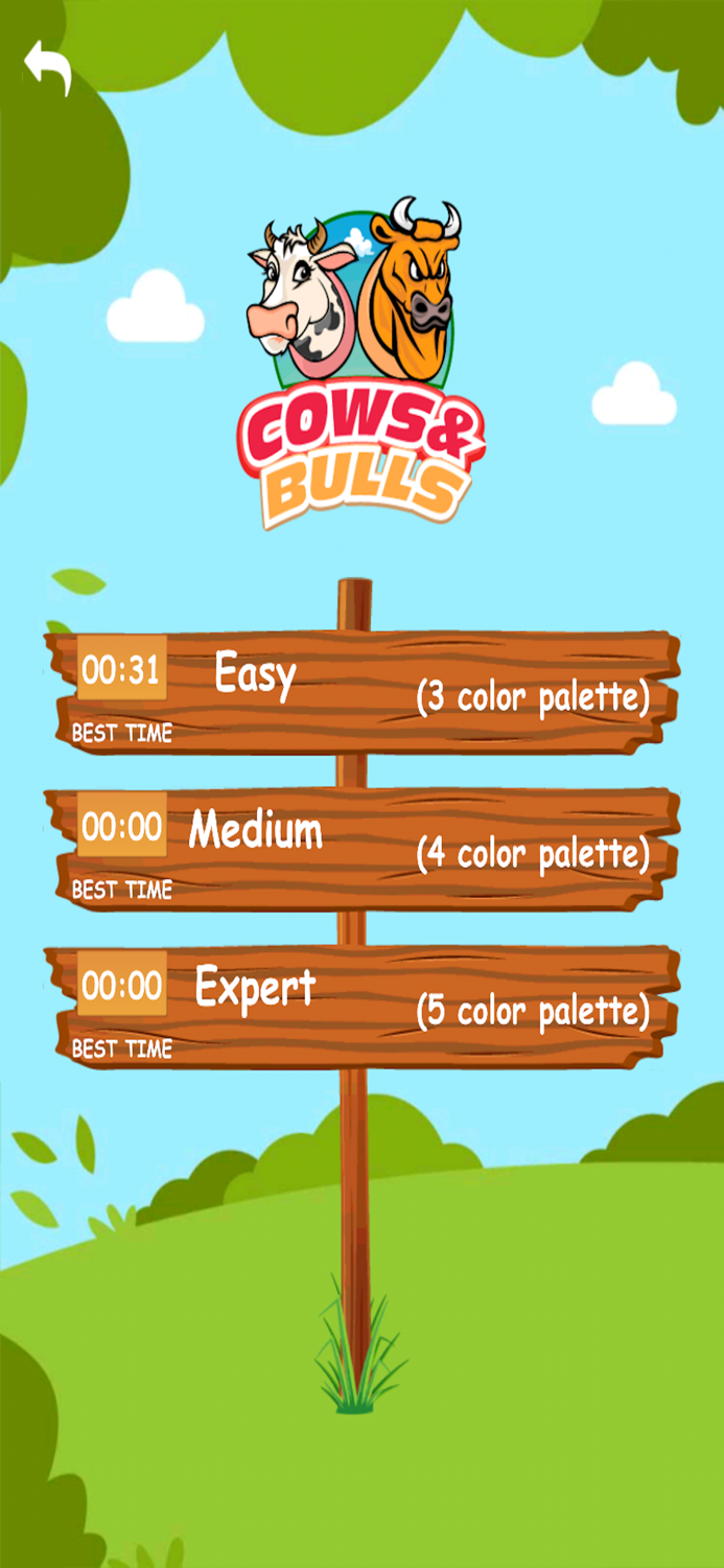 Cows and Bulls - Guess the Color