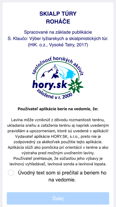 Skialp Túry - Roháče Screenshot