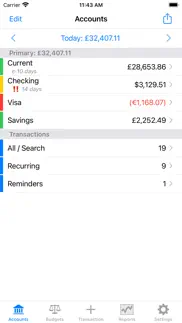 account tracker iphone screenshot 1