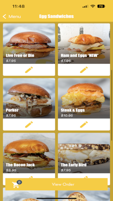 CRACK'D Kitchen & Coffee App Screenshot