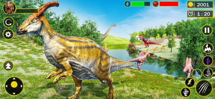 Wild Dinosaur Family Simulator