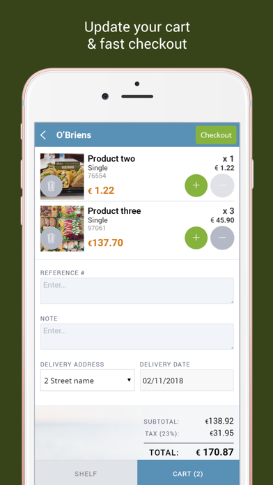 O'Briens Sandwich Cafe Ireland Screenshot