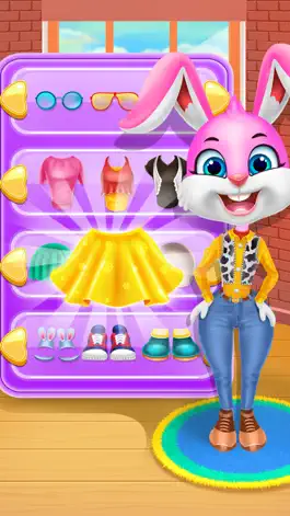 Game screenshot Talking Bunny Unicorn My Pet apk