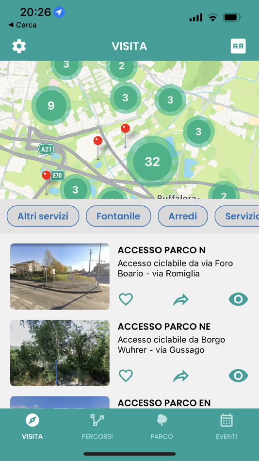 Parco delle Cave BS (iOS) بواسطة: A2A SmartCity