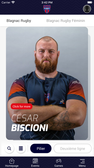 Blagnac Rugby Screenshot