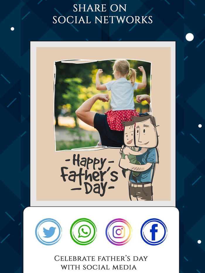 Fathers Day Photo Frames card