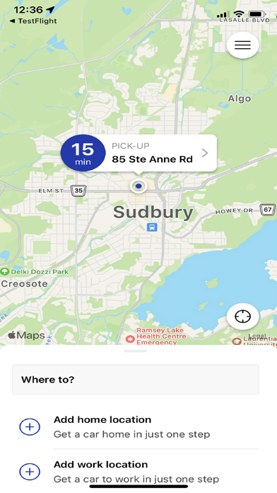 Lockerby Taxi Go App Screenshot