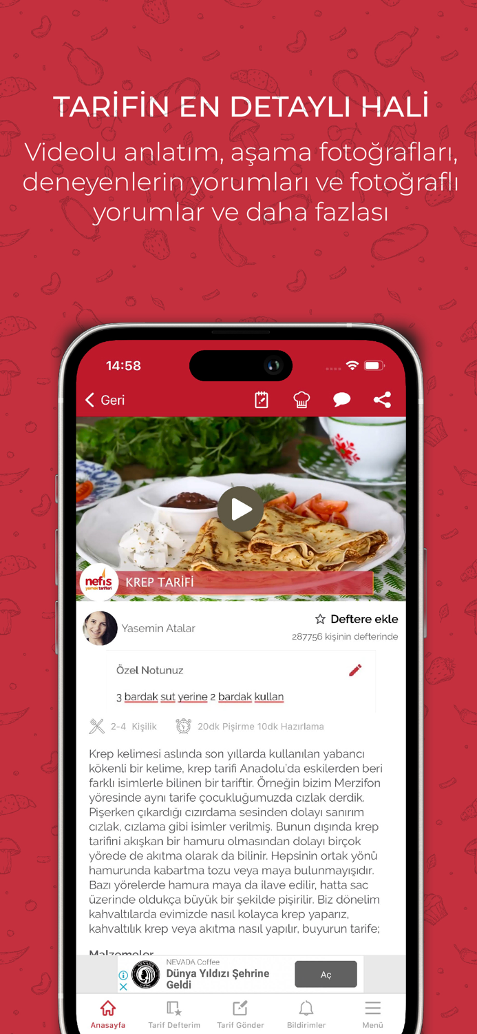 Nefis Yemek Tarifleri