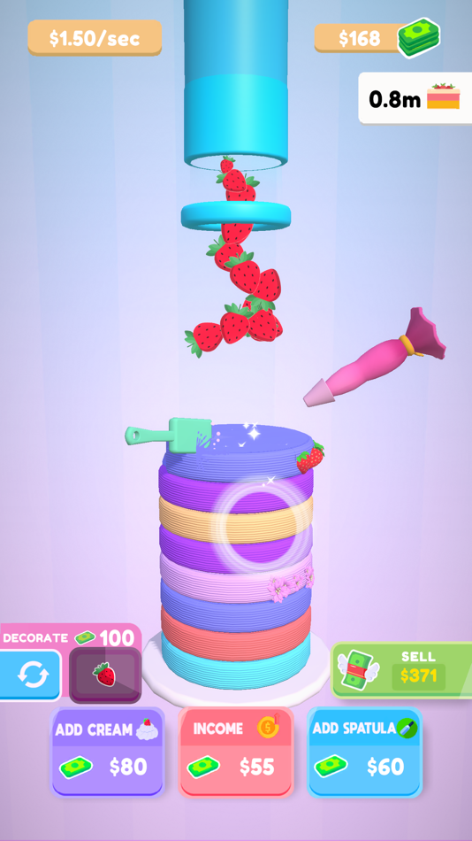 #2. Cake Clicker (iOS) Podle: Makemakex