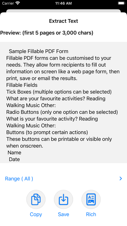 #3. PDF Extractor (iOS) 由: 培强 郝