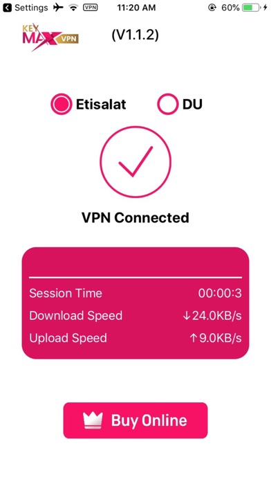 KeyMax VPN Screenshot