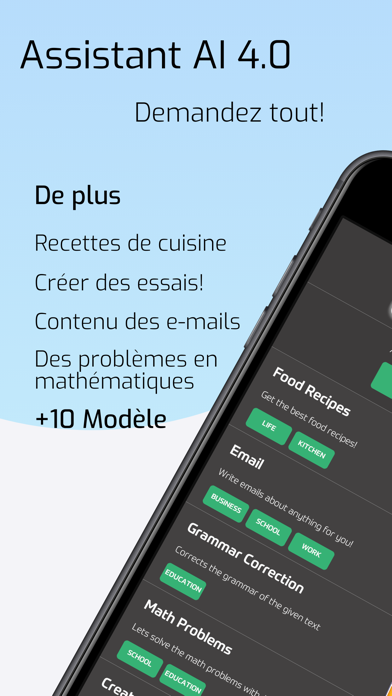 Screenshot #1 pour Chatbot IA français Super