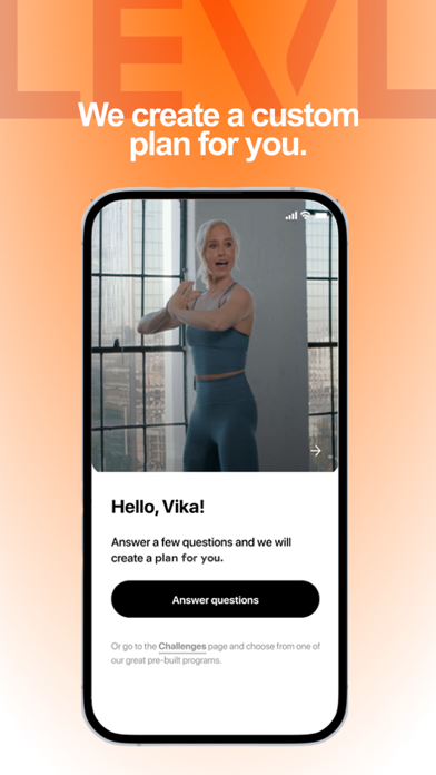 LEVL Fitness Screenshot