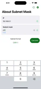 About Subnet Mask screenshot #1 for iPhone