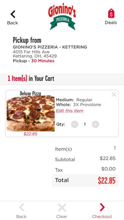 Gionino’s Pizzeria screenshot-4