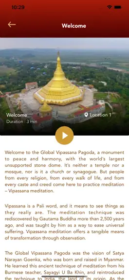 Game screenshot Global Vipassana Pagoda apk