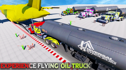 Oil Truck Games: Flying Games Screenshot