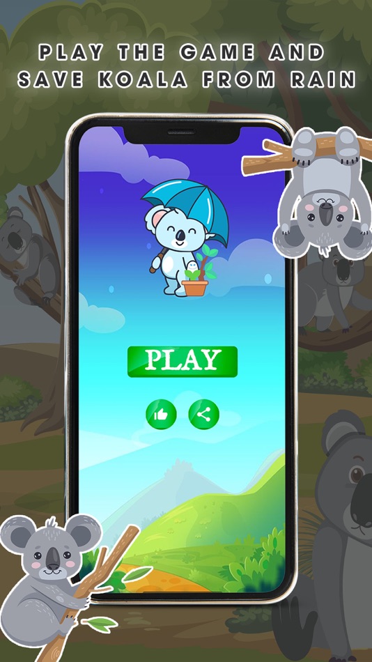 #2. Save Koala From Rain (iOS) 由: PT Patel