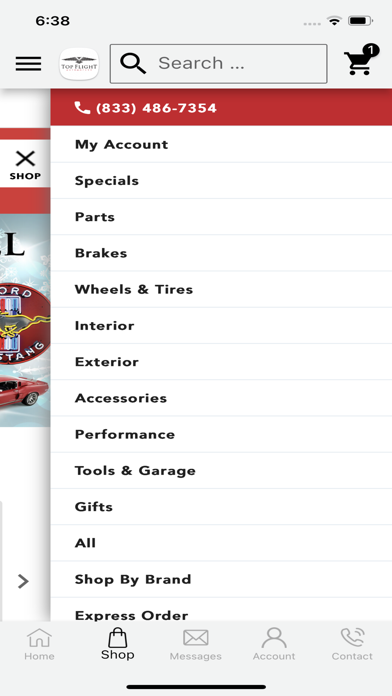 Top Flight Automotive Screenshot