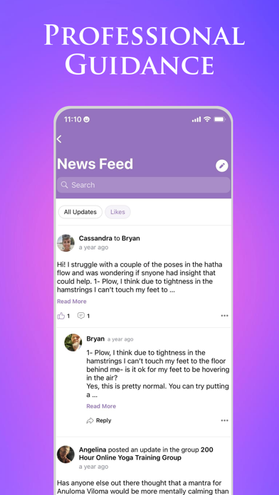 Yoga Teacher Training Screenshot